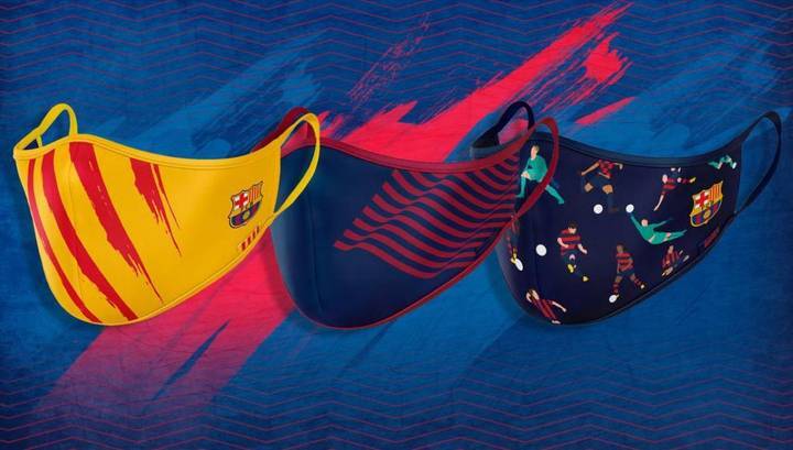 "Барселона" начала продажу защитных масок с клубной символикой