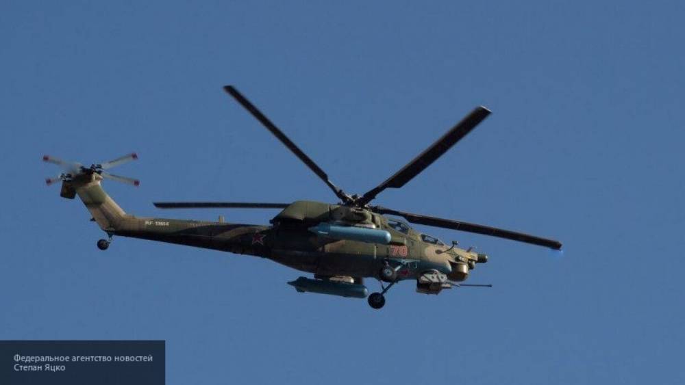 Крушение вертолета Ми-8 на Чукотке попало на видео
