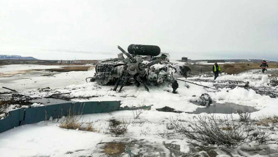 На сутки введен запрет на полеты военных Ми-8 после ЧП на Чукотке