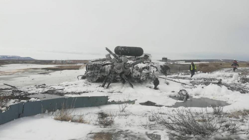 В России разбился военный вертолет, погиб экипаж