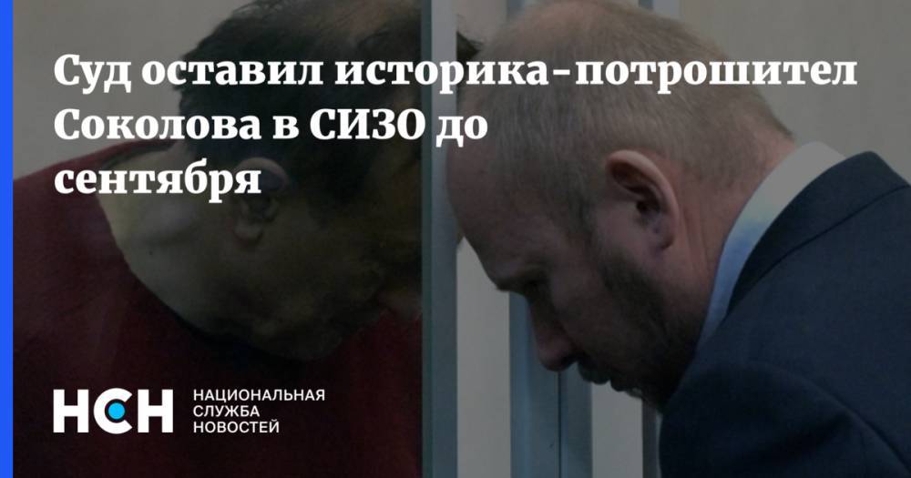 Суд оставил историка-потрошителя Соколова в СИЗО до сентября