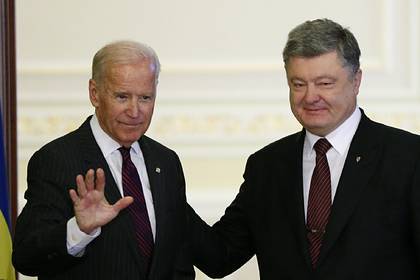 На Украине представили план расследования дела о переговорах Байдена и Порошенко