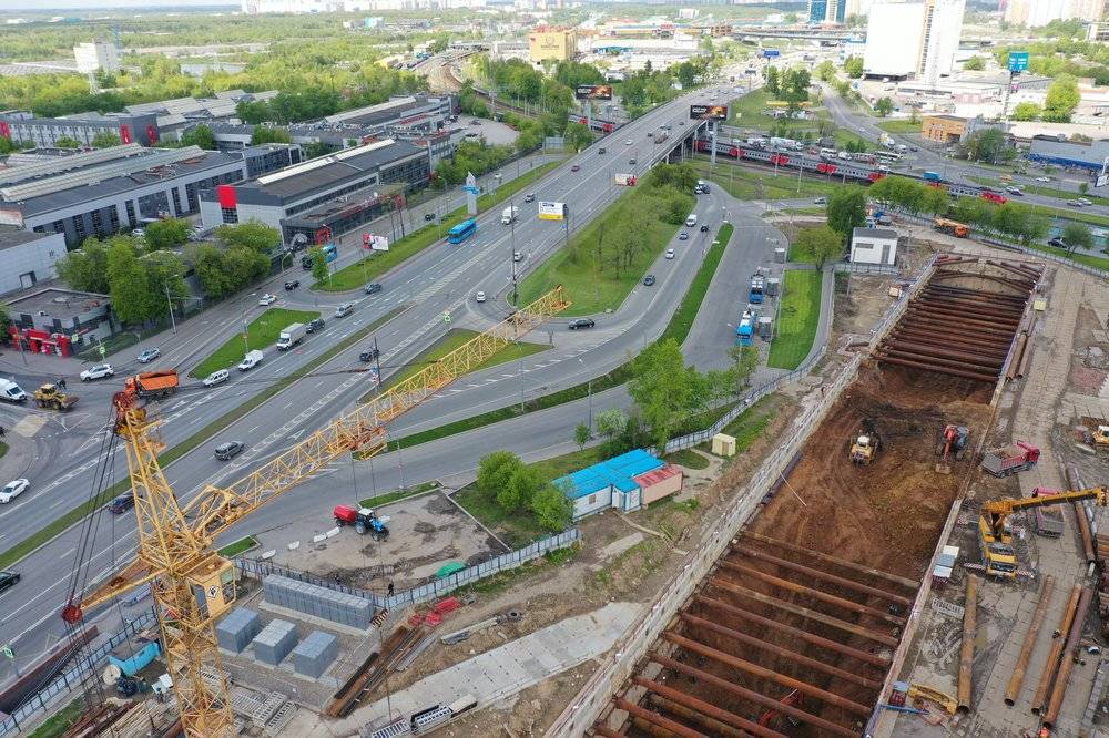 Бирюлевская линия метро частично опустится под землю на тридцать метров