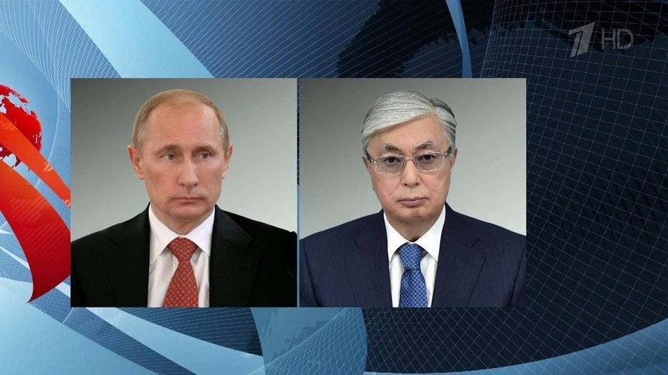 Владимир Путин поговорил по телефону с президентом Казахстана Касым-Жомартом Токаевым