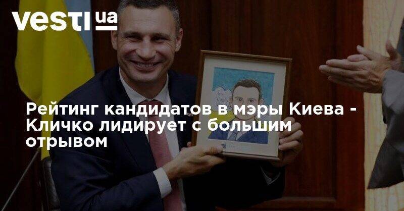 Рейтинг кандидатов в мэры Киева - Кличко лидирует с большим отрывом