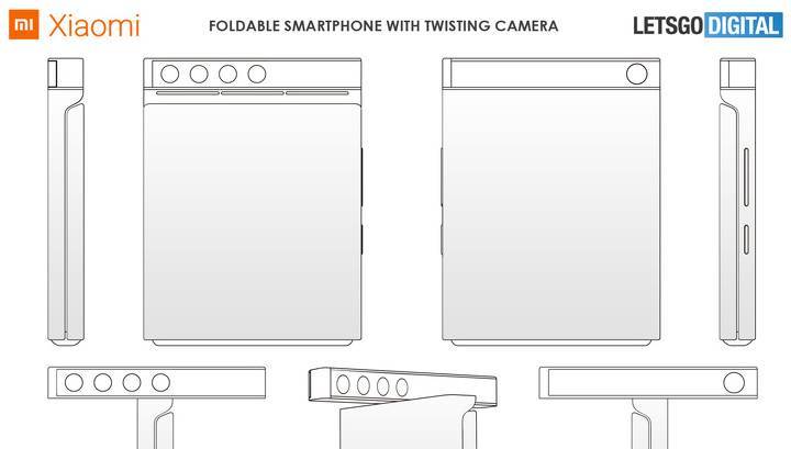В Xiaomi придумали смартфон-раскладушку с поворотным фотомодулем