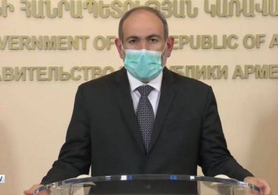 Пашинян: Армению накрыла вторая волна эпидемии Covid-19
