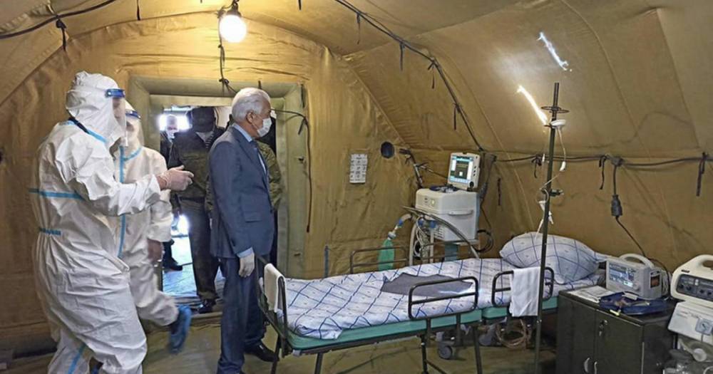Сотрудники мобильного госпиталя приступили к работе в Дагестане
