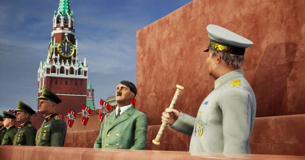 Укронацисты довели Гитлера до Красной площади
