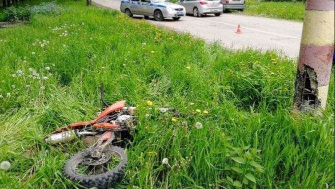 Подросток на мотоцикле погиб в ДТП под Нижним Новгородом