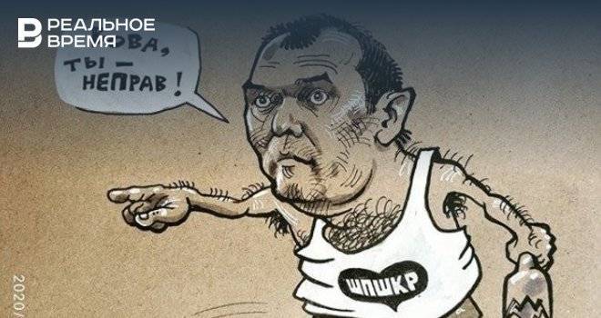Камиль Бузыкаев нарисовал карикатуру на бывшего главу Чувашии