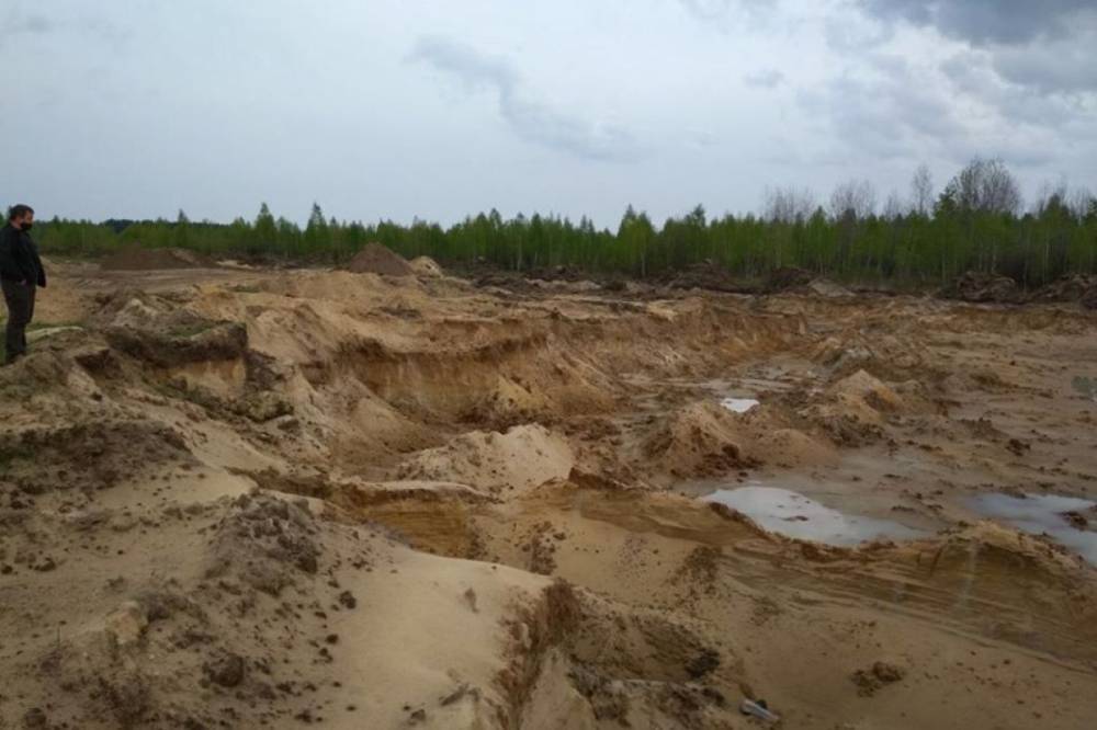 В Житомирской области из-за незаконной добычи песка государству нанесли убытков почти на 5 млн гривен