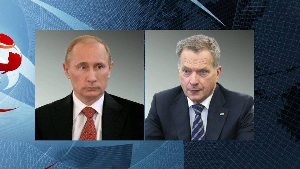 Владимир Путин провел телефонный разговор с президентом Финляндии
