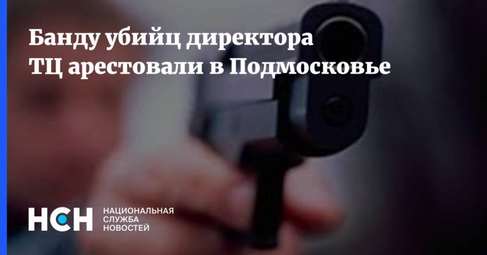 Банду убийц директора ТЦ арестовали в Подмосковье