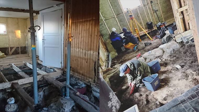 Семейная пара из Норвегии обнаружила могилу викинга под своей спальней