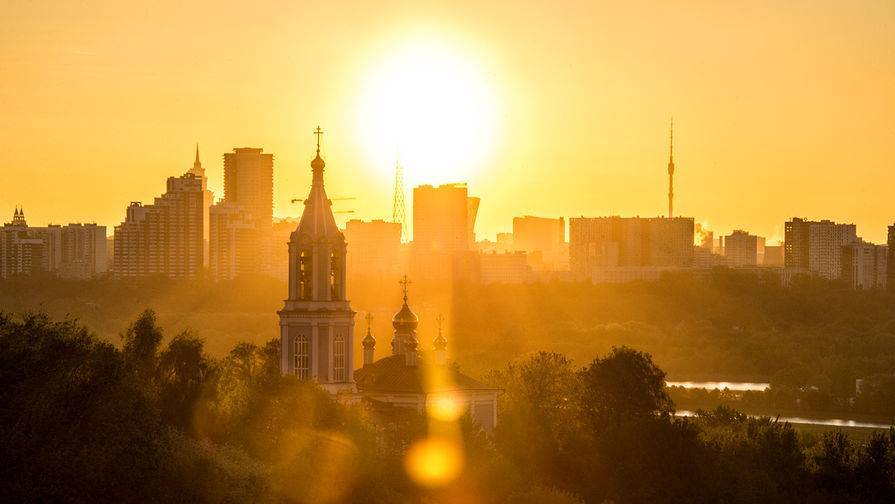 В Москву пришло солнце и тепло