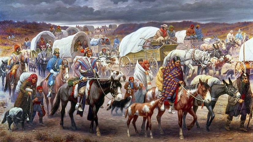 Депортации, грабёж и геноцид: как закон о переселении индейцев позволил США легализовать захват новых территорий