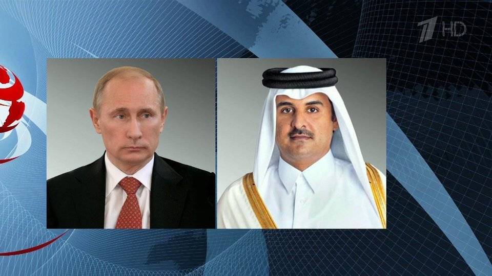 Ситуацию на рынке нефти президент России обсудил в телефонном разговоре с эмиром Катара