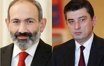 Премьер-министр Грузии поздравил Никола Пашиняна в связи с Днем Первой Республики