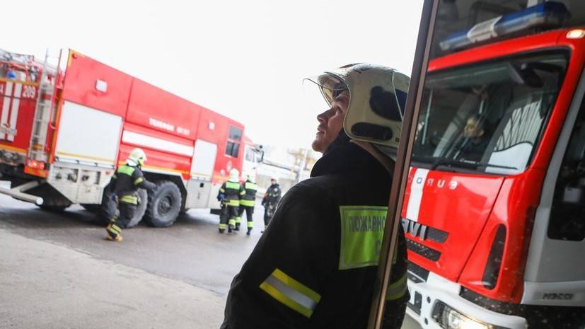 В Москве произошёл пожар на железнодорожной станции «Выхино»