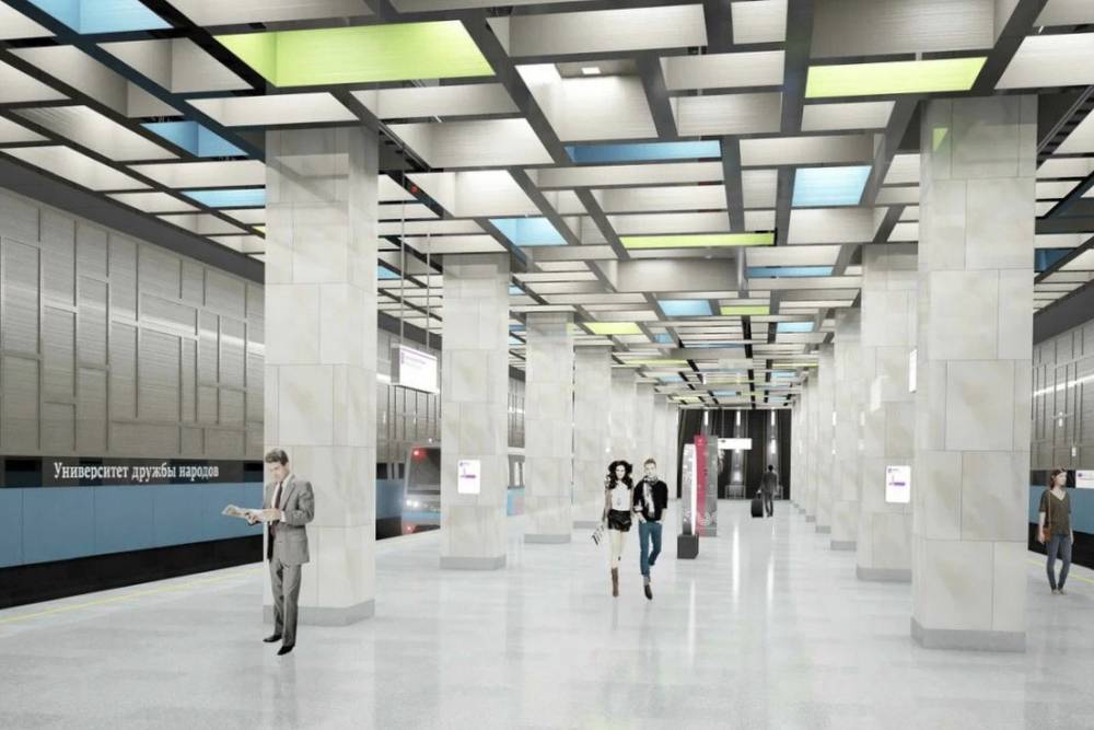 Станцию столичного метро «Университет Дружбы Народов» украсят мозаичным панно