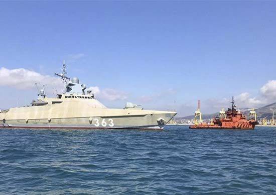 Новейший патрульный корабль «Павел Державин» готовят к морским испытаниям