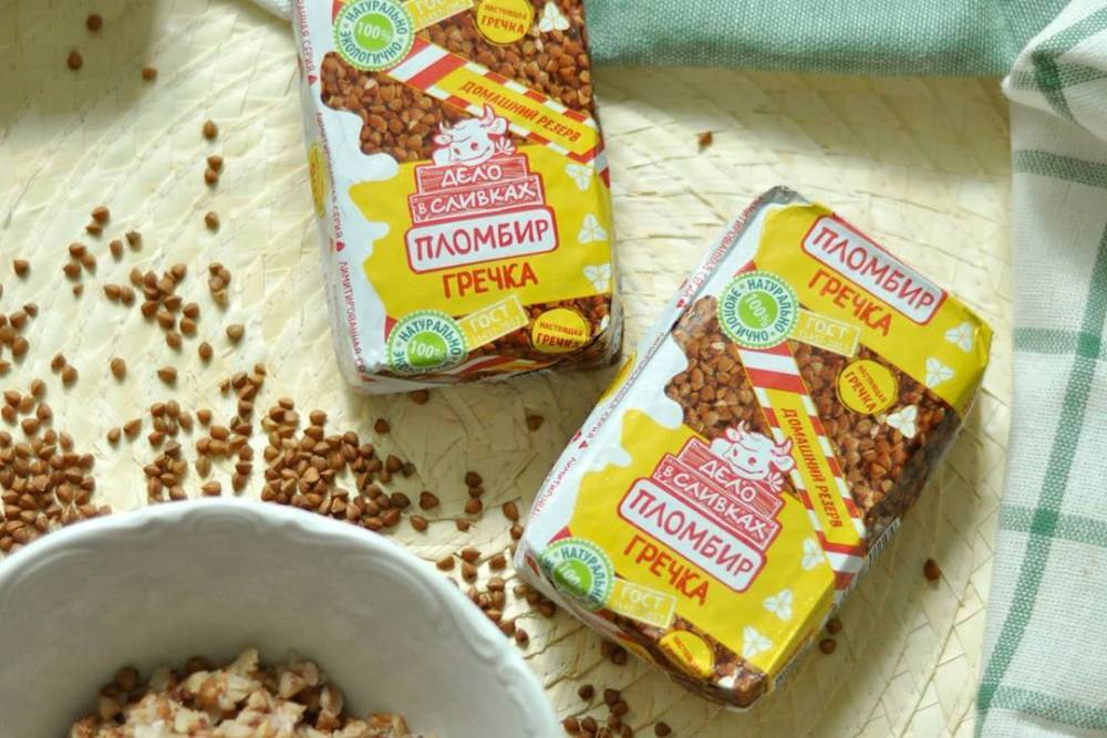 Мороженое со вкусом гречки начали производить в Новосибирске