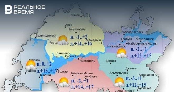 Синоптики прогнозируют потепление до +17 градусов в Татарстане