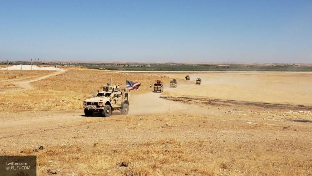 Американский патруль был остановлен российскими военными у города Камышлы в Сирии