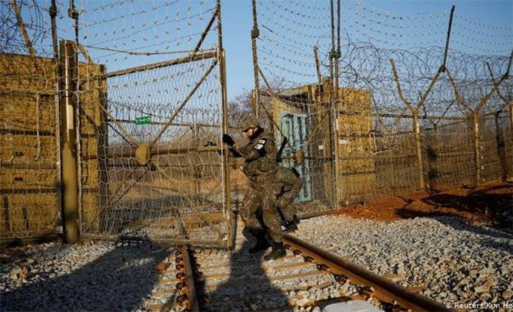На границе между КНДР и Южной Кореей произошла перестрелка