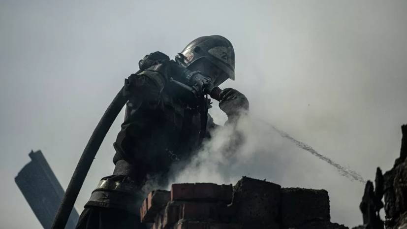 Пожар на складе с подсолнечным маслом в Подольске потушен