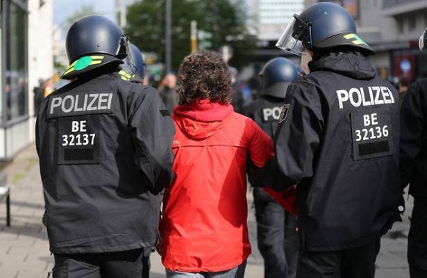 В Берлине прошла акция протеста против карантинных мер