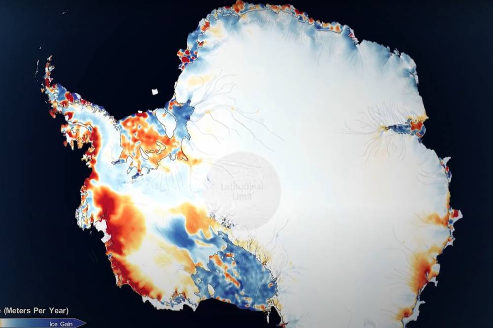 NASA показало масштабы климатической катастрофы в Антарктиде