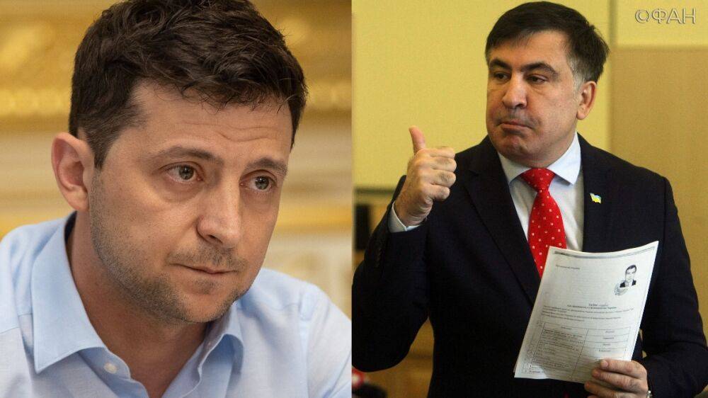 Украинские СМИ объяснили, чем Зеленскому грозит возвращение Саакашвили