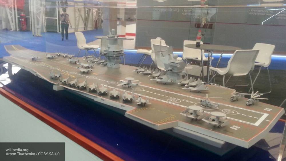 Китайские эксперты назвали строящийся авианосец "Москва" "морским царем"
