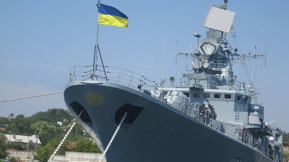 Флагман ВМС Украины «Гетман Сагайдачный» завершил боевые учения в Черном море
