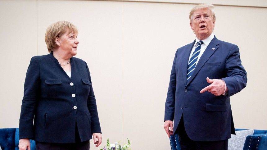 Трамп и Меркель «горячо» поспорили из-за «Северного потока — 2»