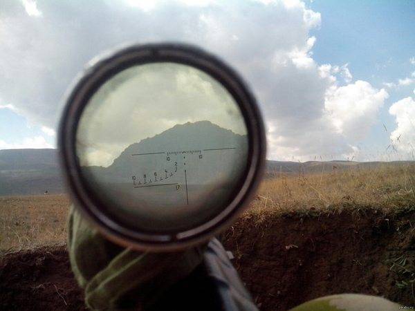 Армяне активизировали снайперов на линии соприкосновения