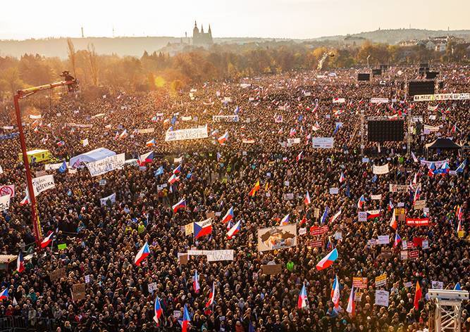 В Праге пройдет демонстрация против действий правительства во время эпидемии
