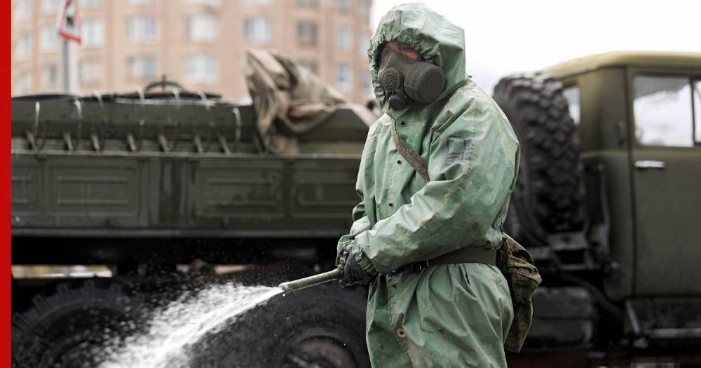 Военные проведут масштабную дезинфекцию в Москве к параду Победы