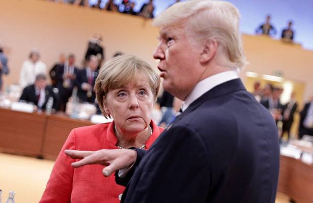 СМИ рассказало о «горячем споре» Трампа и Меркель о «Северном потоке — 2»