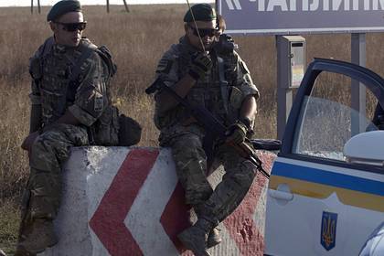 Украинского военного похитили на границе с Крымом