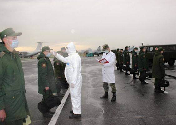 Плановая замена в условиях пандемии: российские военные прибыли в Армению