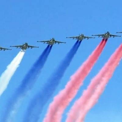 В небе над Москвой сегодня пройдет репетиция воздушной части парада Победы
