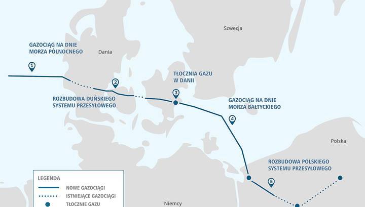 Saipem построит морскую часть газопровода Baltic Pipe из Дании в Польшу