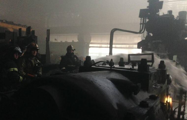 В Петербурге локализовали пожар на заводе турбинных лопаток