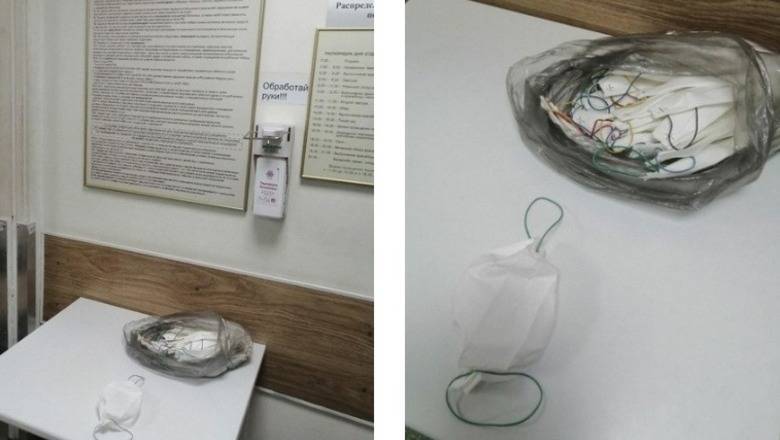 Екатеринбургские медики пожаловались на маски из бумажных полотенец в больнице