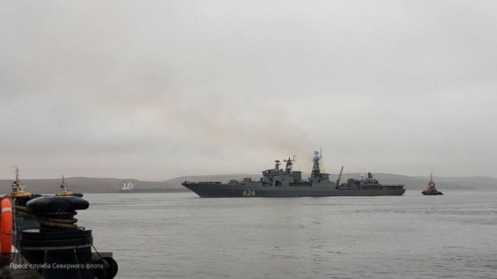 Северный флот РФ сопроводит четыре фрегата стран НАТО в Баренцевом море