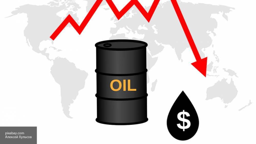 Цена на мировом рынке нефти снизились в начале недели