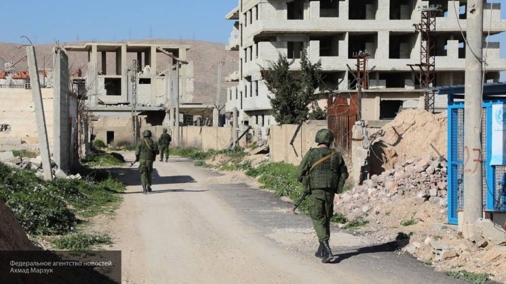 Российская военная полиция провела патрулирование в провинции Дейр-эз-Зор в Сирии